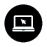 A black and white image of a laptop computer. AI generated content