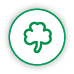 A green and white symbol of a recycling bin. AI generated content