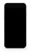 A black cell phone is shown in a close up shot. AI generated content