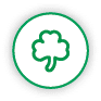 A green and white symbol of a recycling bin. AI generated content